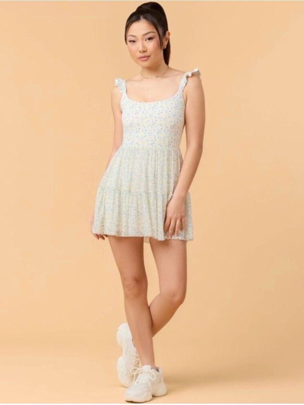 Blogilates Women's Ballerina Ruffle Dress